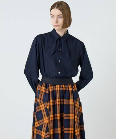 ブリティッシュオフィサーシャツ(ストライプ)(WOMEN) 全1色