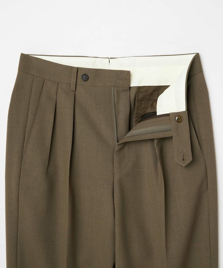 オフィサーパンツ/ポーツマス(コットン)（BROWN,S） BRITISH MADE パンツ オフィサーパンツ/ポーツマス(コットン
