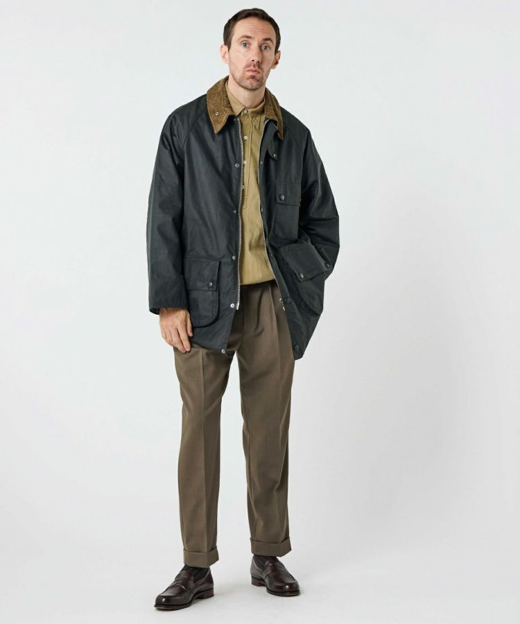 オフィサーパンツ/ポーツマス(ベルトループ付き)(ウール)(MEN) 全2色