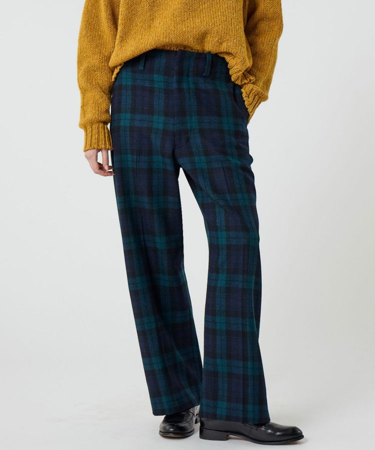 セレモニーパンツ(ウールチェック)(WOMEN) 全1色 | BRITISH MADE