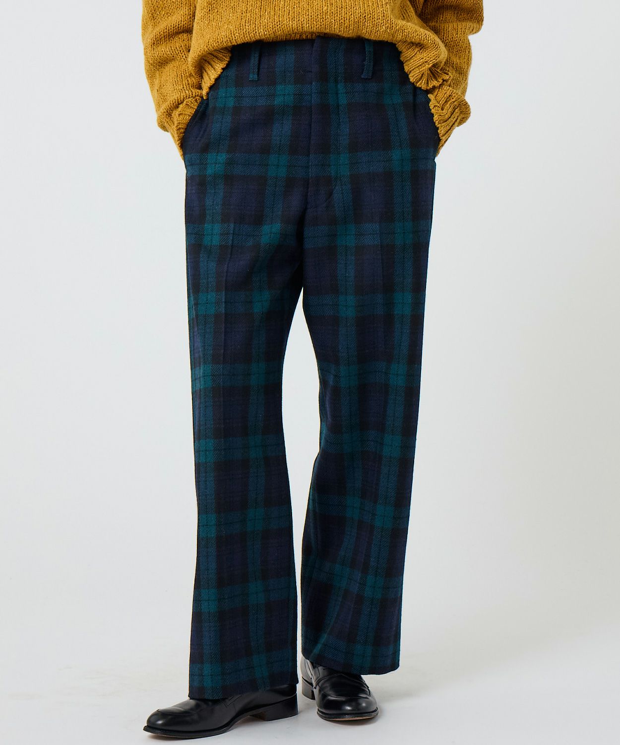 セレモニーパンツ(ウールチェック)(WOMEN) 全1色 | BRITISH MADE