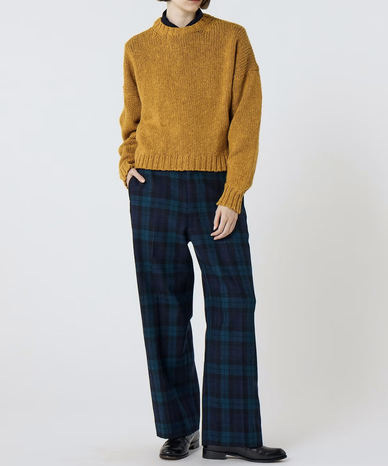 セレモニーパンツ(ウールチェック)(WOMEN) 全1色 | BRITISH MADE