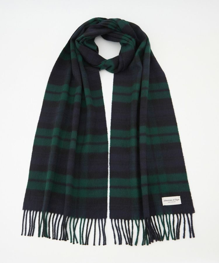 [別注]チェックストール(カシミヤ) 全2色