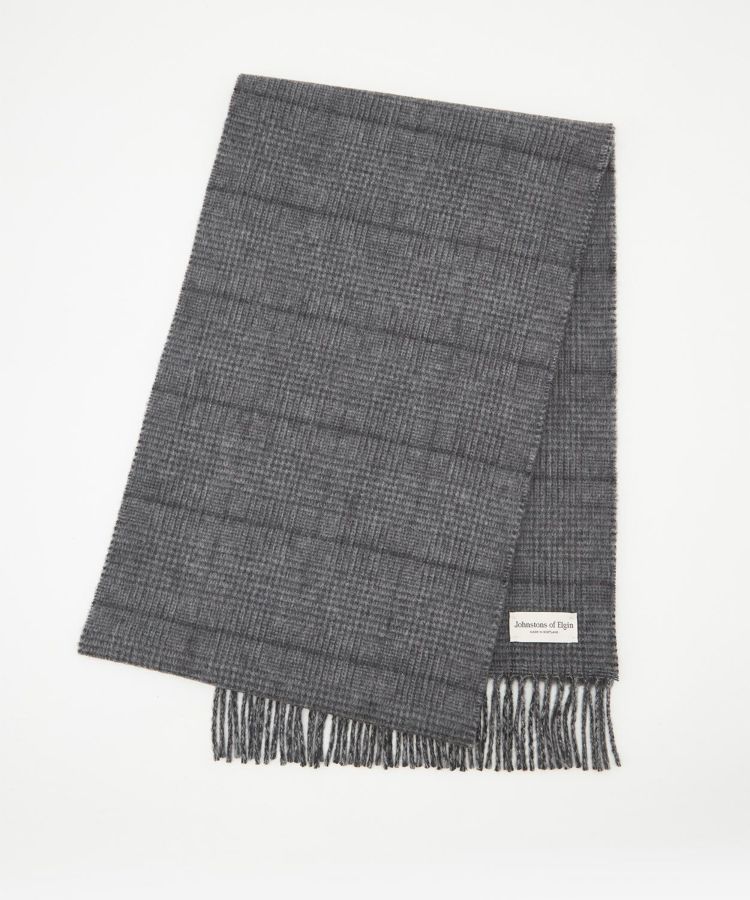 [別注]チェックストール(カシミヤ) 全2色