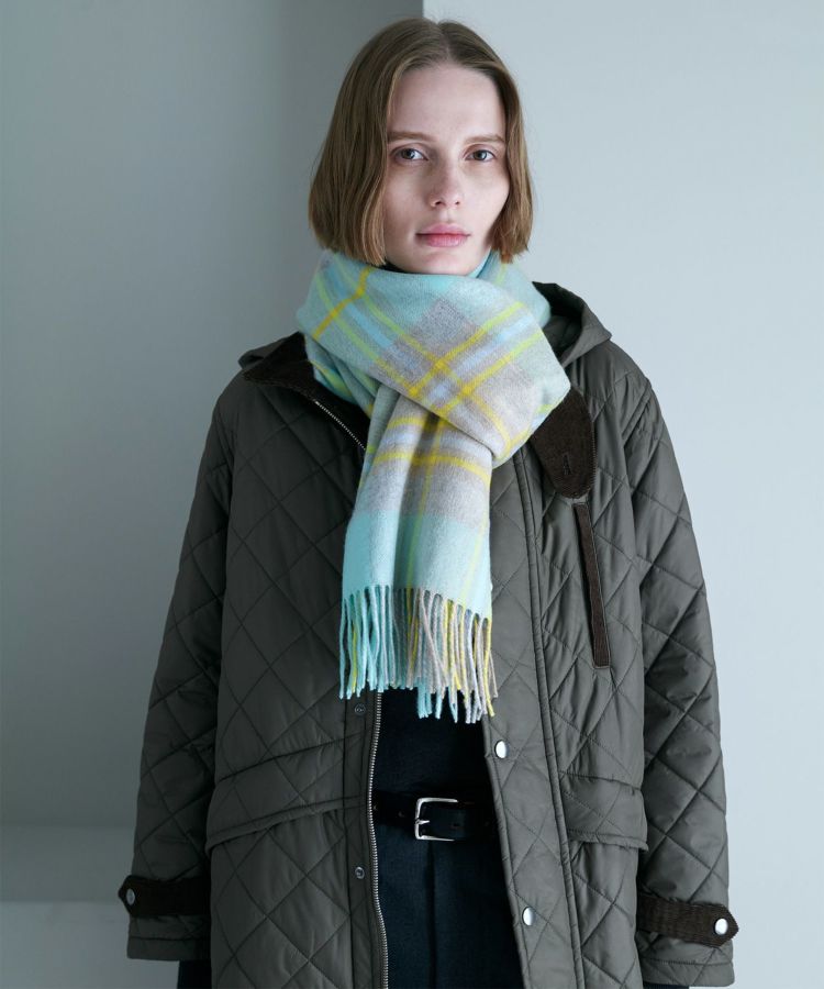 別注]大判チェックストール(カシミヤ) 全2色 | BRITISH MADE