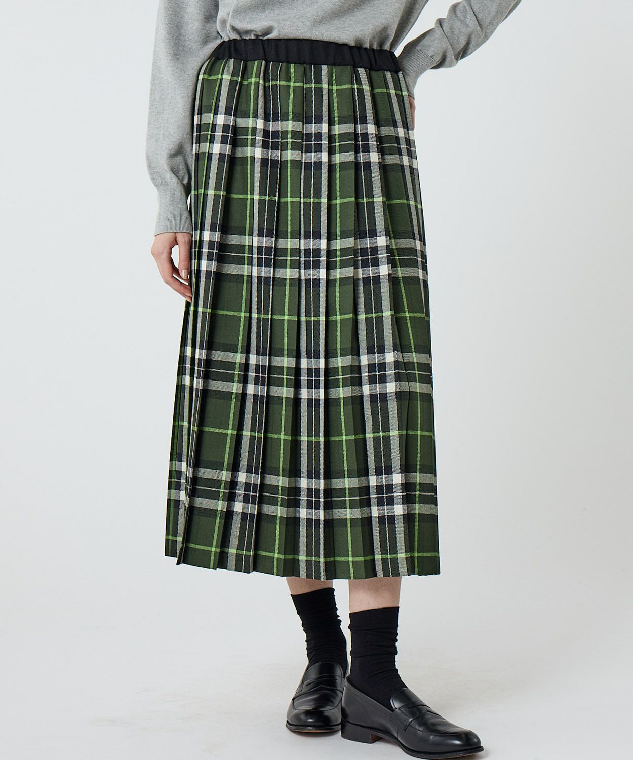 別注]プリーツロングスカート(ウール) 全2色 | BRITISH MADE