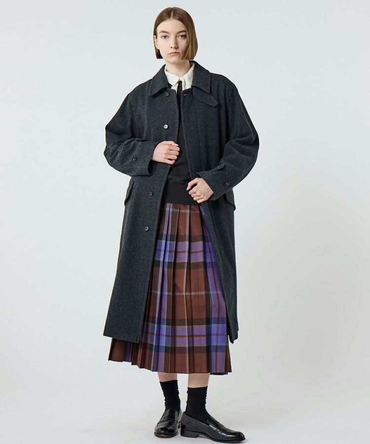 BRITISH MADE ×macalastairソフトプリーツチェックスカート ソフトプリーツチェックスカート(WOMEN) 全3色 | BRITISH MADE
