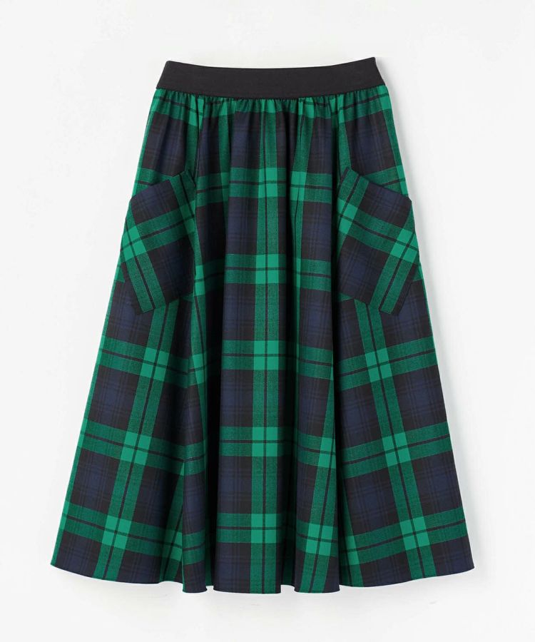 別注]チェックスイングスカート(ウール) 全2色 | BRITISH MADE