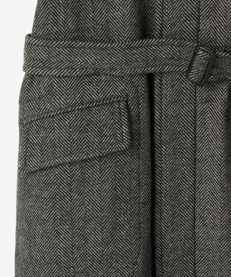 オフィサーコート(ウールヘリンボーン)(WOMEN) 全1色 | BRITISH MADE