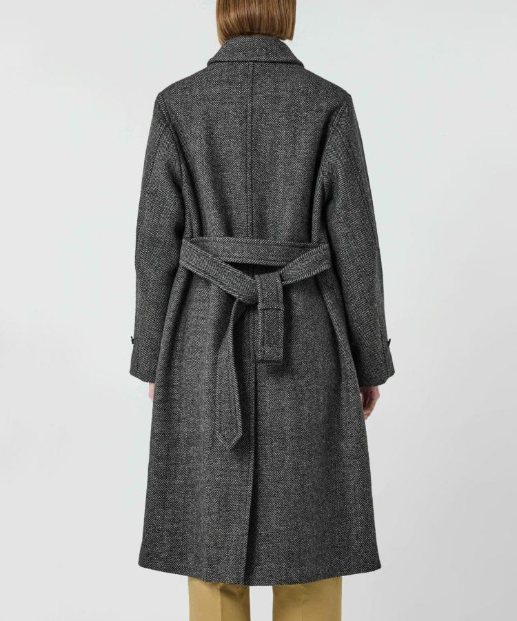 オフィサーコート(ウールヘリンボーン)(WOMEN) 全1色 | BRITISH MADE