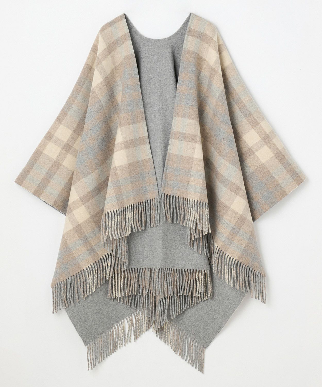 リバーシブルケープ(ウール)(WOMEN) 全2色 | BRITISH MADE