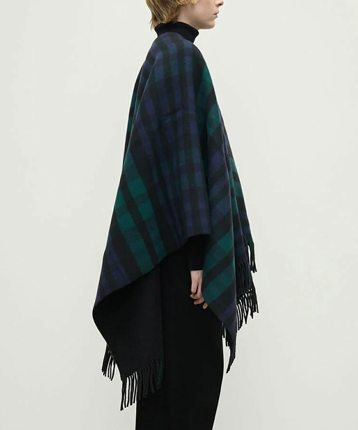 リバーシブルケープ(ウール)(WOMEN) 全2色 | BRITISH MADE