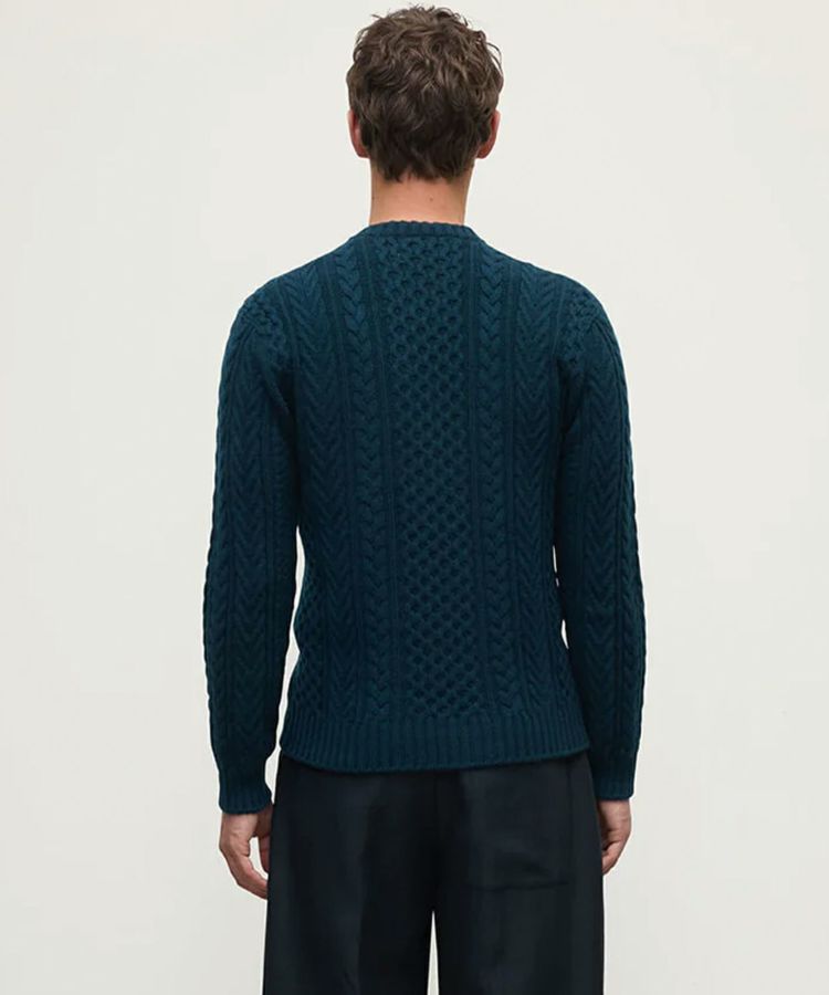 た*な様 Johnstons of Elgin　カシミヤ　アランニット　フィッシ 幸福度の高い【Johnstons of Elgin/ジョンストンズ】のカシミアニット