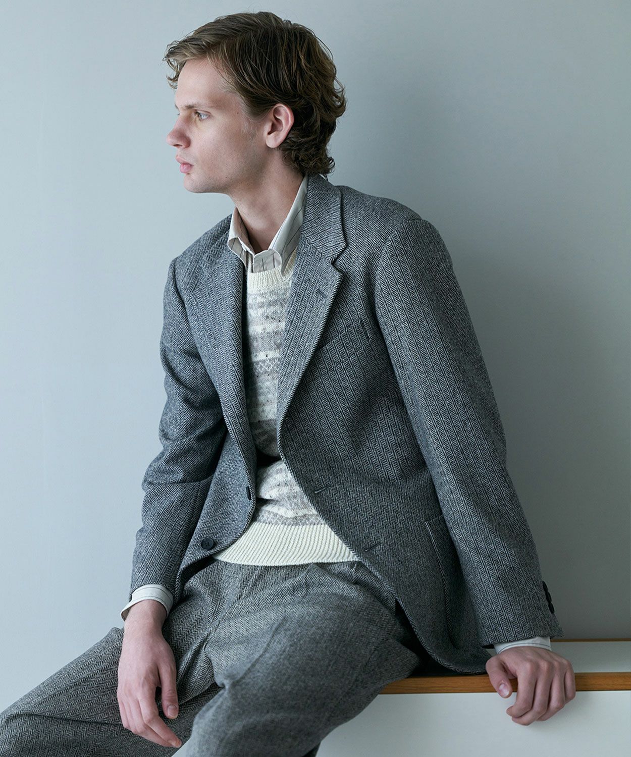 シングルジャケット/テムズ(ヘリンボーン)(MEN) 全2色 | BRITISH MADE