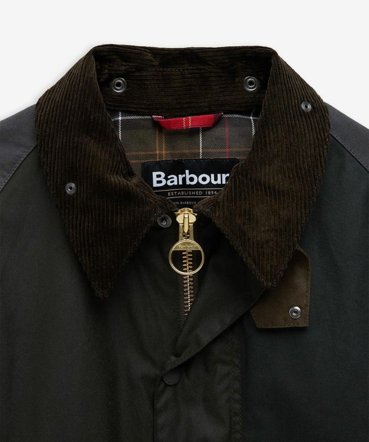 Barbour Bedale パッチワーク リメイク リメイク】バブアーの○○○をレザーで作ります 【連続投稿8日目
