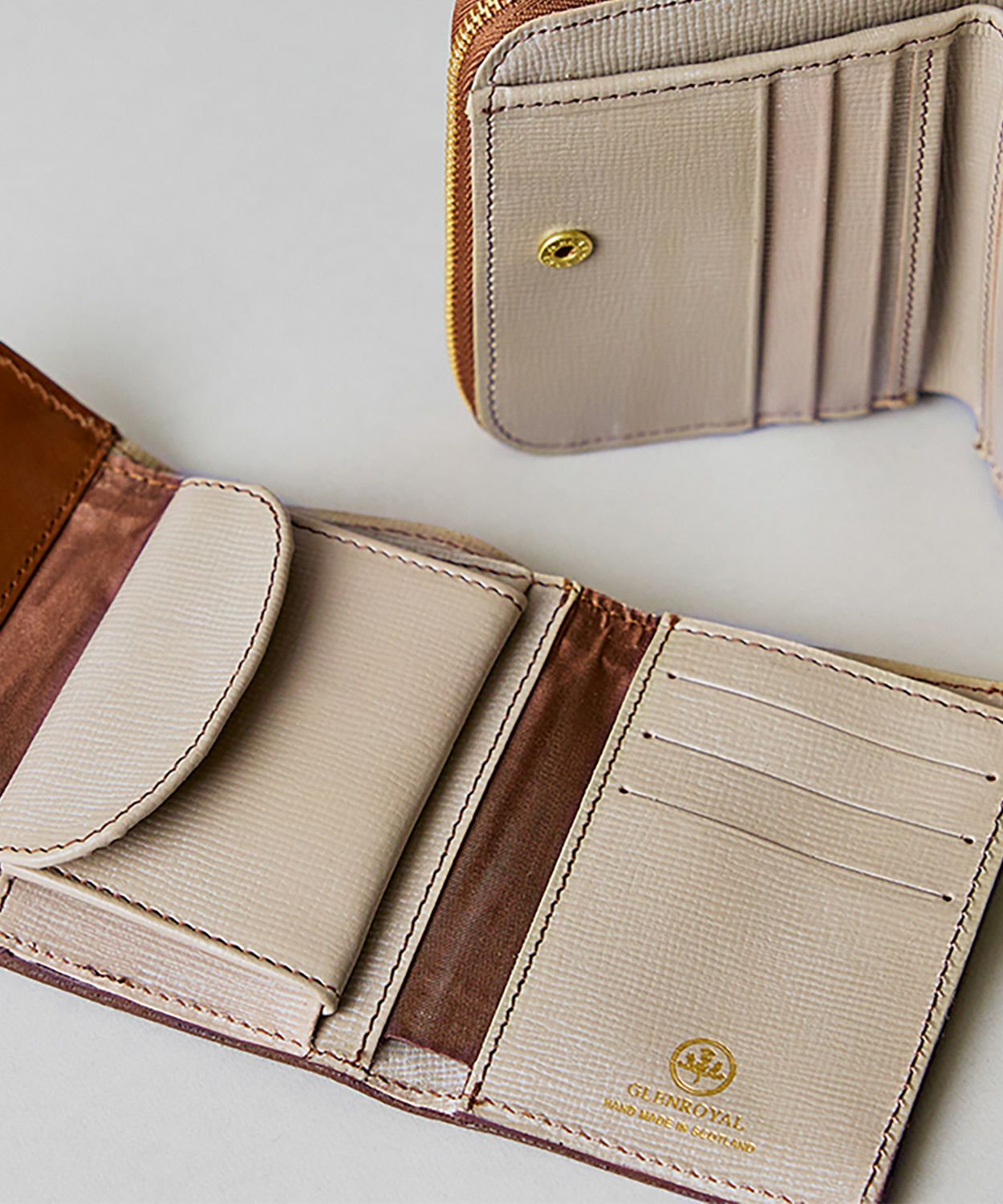 別注]フラップ付きミニ財布(バイカラー)(グレイスコレクション) 全2色