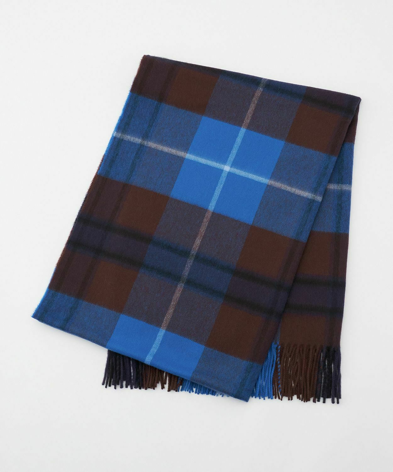 AU9178/BLUE & BROWN STOLE