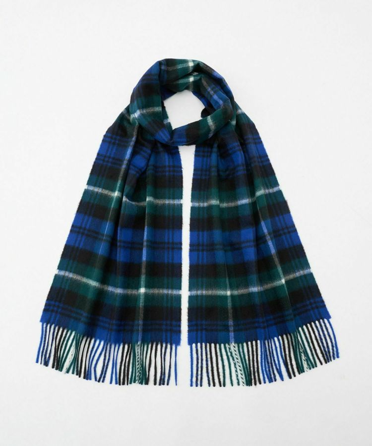 中判タータンチェックスカーフ(新色)(カシミヤ) 全7色 | BRITISH MADE