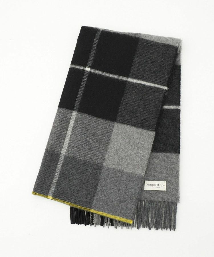 別注]チェックストール(カシミヤ) 全1色 | BRITISH MADE