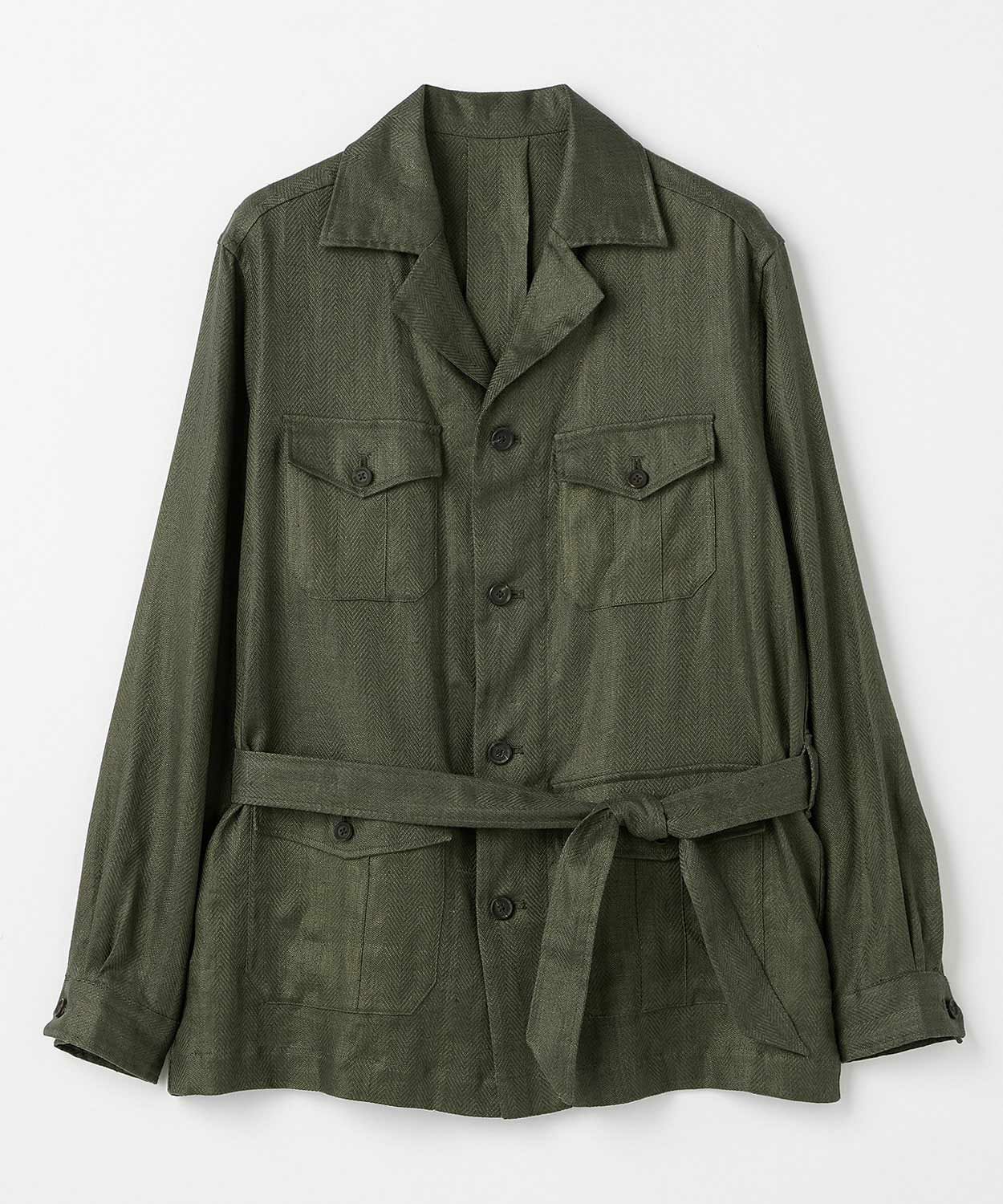 サファリジャケット/サウサンプトン(リネン)(MEN) 全2色 | BRITISH MADE